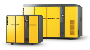 Suhoradni vijčani kompresori s vodenim hlađenjem.