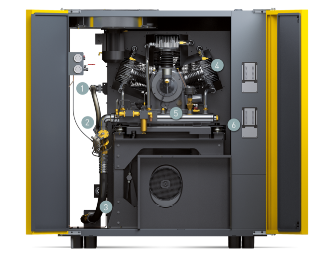 Komponente kompaktnog pojačala serije DN C (prednja strana)