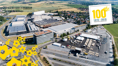 100. obljetnica tvrtke obilježena je danom otvorenih vrata, obilascima pogona i proslavom za zaposlenike u tvrtki KAESER KOMPRESSOREN u Coburgu.