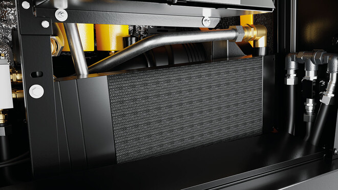 Ugrađena komora za hlađenje komprimiranog zraka u modelu M59.