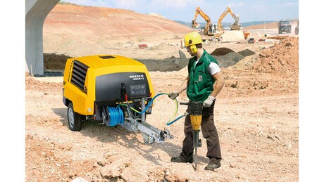 Uređaj za namatanje crijeva za građevinske kompresore kao pribor