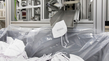 Dovršena FFP-2 zaštitna maska.