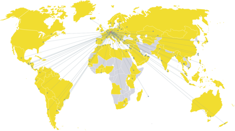 KAESER diljem svijeta – međunarodna opskrba komprimiranim zrakom