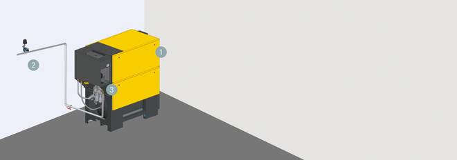 Konstrukcijska shema sustava AIRBOX CENTER